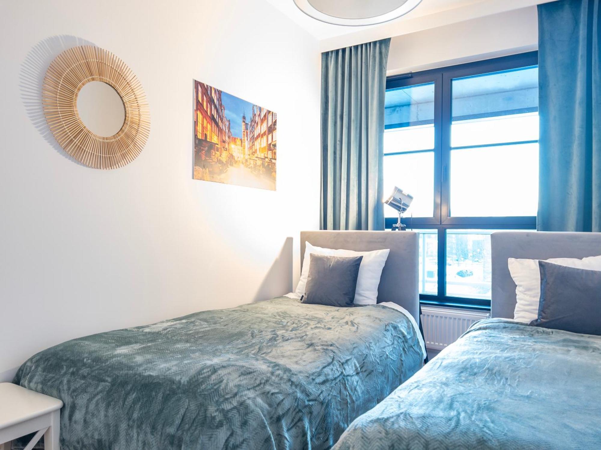 Apartament Z Dwiema Sypialniami + Parking Gdansk Bagian luar foto