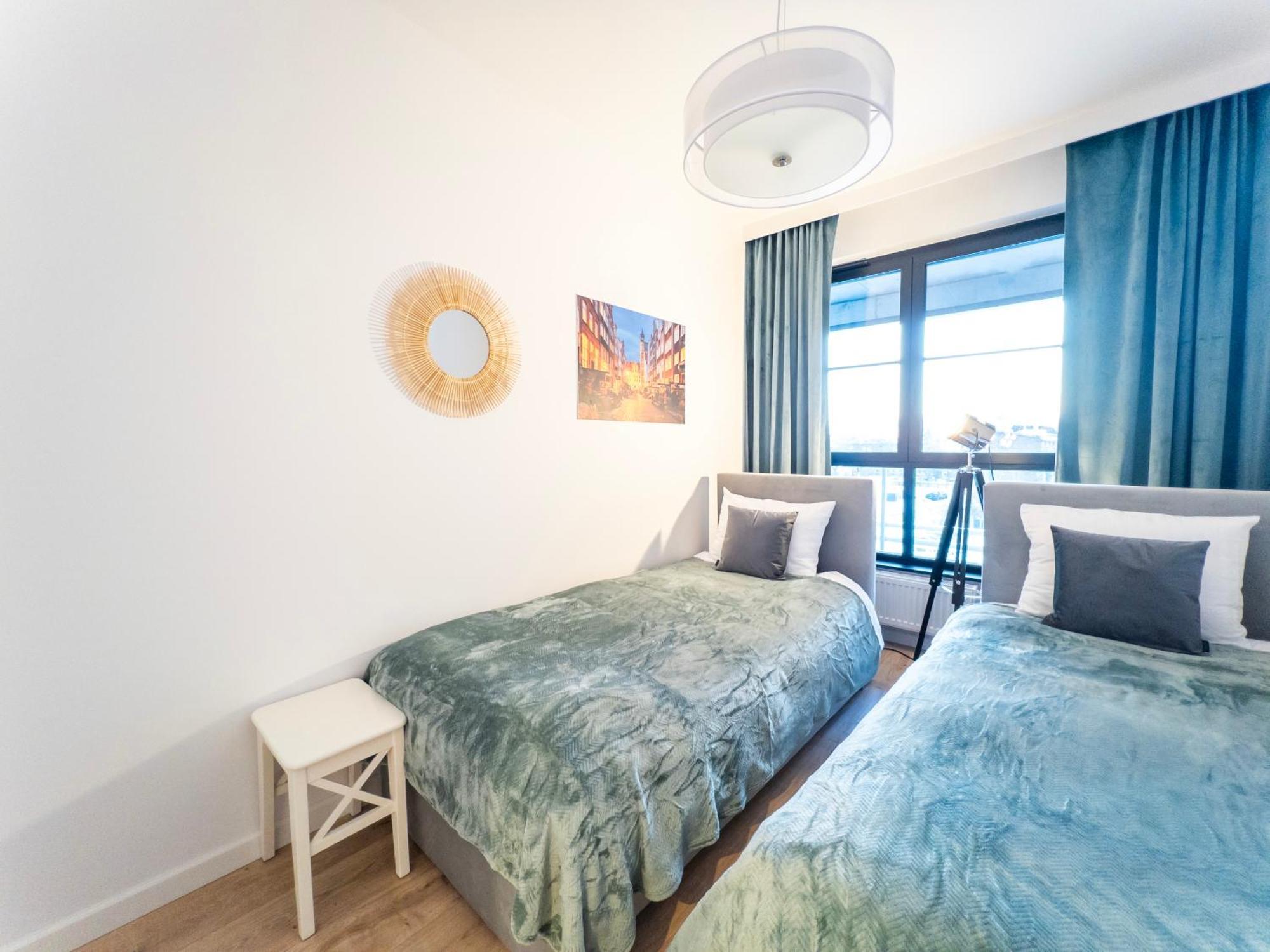 Apartament Z Dwiema Sypialniami + Parking Gdansk Bagian luar foto